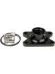 Aeromotive Fuel Pump Inlet / Outlet 8 AN Female Aluminum Black Anodize