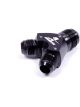 Aeromotive Fitting Y Block 12 AN Male Inlet Dual 10 AN Male Outlets Alu
