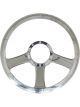 Billet Specialties Steering Wheel Standard Anthem 14 in Diameter 3-Spok