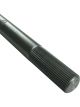 Borgeson Steering Shaft 12 in Long 3/4 in 36 Spline Steel Natural Univ