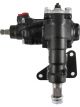 Borgeson Steering Box Power 14 to 1 Ratio 1 in Sector Shaft Iron Black