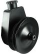 Borgeson Power Steering Pump Saginaw V-Belt Pulley Steel Black Powder