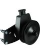 Borgeson Power Steering Pump Saginaw Bracket / V-Belt Pulley Steel Bla