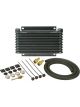 Derale Fluid Cooler 10-1/8 x 4-3/8 x 1-1/4 in Plate and Fin Type 1/2 in