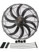 Derale Electric Cooling Fan High Output 14 in Fan Puller 1864 CFM Curve