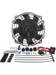 Derale Electric Cooling Fan Tornado 7 in Fan Push / Pull 400 CFM Curved
