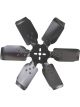 Derale Mechanical Cooling Fan Reverse Rotation Rigid Race 19 in Fan 6 B