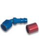 Earls Fitting Hose End Super Stock 45 Degree 6 AN Hose Crimp to 6 A