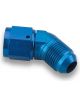 Earls Fitting Adapter 45 Degree 8 AN Female Swivel to 8 AN Male Alu