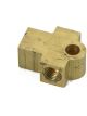 Earls Fitting Adapter Tee 3/8-24 in Female x 3/8-24 in Straight Thr