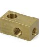 Earls Fitting Adapter Tee 7/16-20 in Female x 3/8-24 in Female x 3/