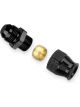 Earls Fitting Tube End Straight 8 AN Male to 3/8 in Tubing Alumin