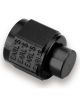 Earls Fitting - Cap - 4 AN - Aluminum - Black Anodize - Pair