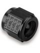 Earls Fitting Tube Nut Ano-Tuff 8 AN 1/2 in Tube Aluminum Black A