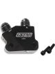 Earls Oil Cooler Adapter Side Mount 10 AN Male Inlet 10 AN Male Out