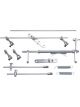 Edelbrock Throttle Linkage In-Line Six 2-Barrel Steel Zinc Oxide Edelbro…