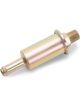 Edelbrock Fuel Filter In-Line 100 Micron Stainless Element 1/8 in NPT M…