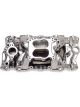Edelbrock Intake Manifold Performer Air-Gap Spread / Square Bore Dual P…