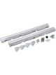 Edelbrock Fuel Rail Performer 5.0 Hardware Included Aluminum Clear Anodi…