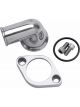 Edelbrock Water Neck 90 Degree 1-1/2 in ID Hose O-Ring Stainless Hardwar…