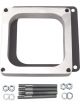 Edelbrock Carburetor Spacer 1 in Thick Open Dominator Flange Aluminum Na…