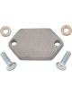Edelbrock Choke Blockoff Gasket / Fasteners Aluminum Natural Edelbrock P…
