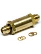 Enderle Check Valve 6 AN Male Inlet 6 AN Male Outlet High Speed Brass Na (6002)
