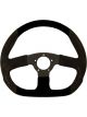 Grant Steering Wheel Suede Series 13-3/4 x 12-1/2 in Diameter D-Shaped 3-