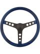 Grant Steering Wheel Metal Flake 11-1/2 in Diameter 3-Spoke Blue Metal F