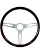 Grant Steering Wheel Classic GM 14-1/2 in Diameter 3-Spoke Wood Grip Stai