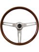 Grant Steering Wheel Classic GM 14-1/2 in Diameter 3-Spoke Wood Grip Stai