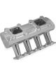 Holley Intake Manifold Sniper Sheet Metal Fabricated Dual Square Bore
