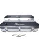 Holley Valve Covers Fabricated Aluminium Silver Anodised Tall Ford Smal