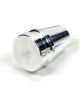 Ididit Dash Knob 1/4 in Bore Set Screw Aluminum Polished