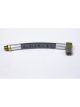 Kinsler Fuel Injector Line 9-1/2 in Long 3 AN Hose 3 AN 90 Degree Fe