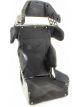 Kirkey Seat Cover Snap Attachment Tweed Black Kirkey 70 Series Oval 1