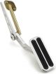 Lokar Pedal Assembly Gas Firewall Mount Rubber Pads Aluminum Brushed