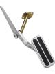 Lokar Pedal Assembly Gas Firewall Mount Rubber Pads Aluminum Brushed