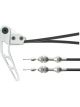 Lokar Hood Release Cut to Fit Cable Black Polyurethane Housing Alumi
