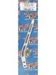 Lokar Shifter Stick Single Bend 10 in Alloy  Brushed TKO Transmission