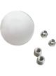 Lokar Shifter Knob - Solid - Plastic - White - Lokar Shifters - Each
