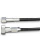 Lokar Speedometer Cable 7 ft Long Cut to Fit Black Polyurethane Hous