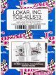 Lokar Throttle Cable Bracket Manifold Mount Aluminum Natural 3-1/2
