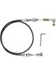 Lokar Throttle Cable Hi-Tech 3 ft Long Hardware Included Black Po