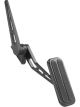 Lokar Pedal Pad XL Gas Firewall Mount Rubber Pads Aluminum Black An