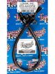 Lokar Transmission Dipstick Hi-Tech Firewall Mount Flexible Braide