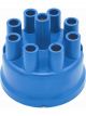 Mallory Distributor Cap Socket Style Terminals Clamp Down Blue Non-Vente