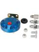 Mallory Fuel Pressure Isolator 4 AN Fittings Up to 80 psi Billet Alumin