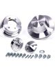 March Performance Pulley Kit Performance Ratio 1 Groove V-Belt Aluminum