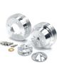 March Performance Pulley Kit High Water Flow Ratio 2 Groove V-Belt Alumi